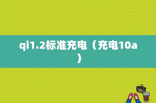 qi1.2标准充电（充电10a）-图1