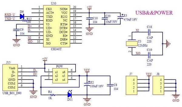 ad15的usb在哪个库（ad软件usb电源接口原理图）-图1