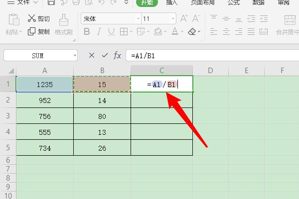 表格里面除以是哪个键（表格中除法是哪个键）