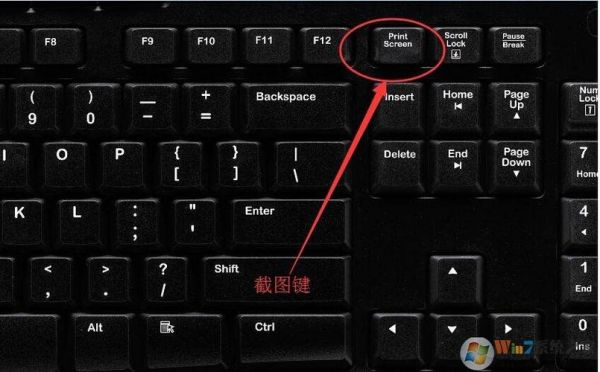 win7键盘截图按哪个键（w7截屏按键）