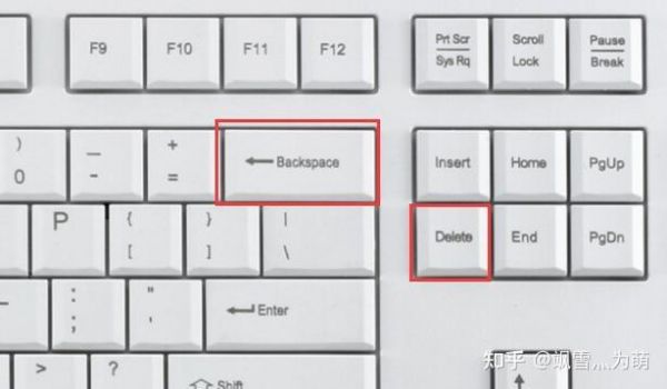 打字哪个是删除（打字向后删除）-图1
