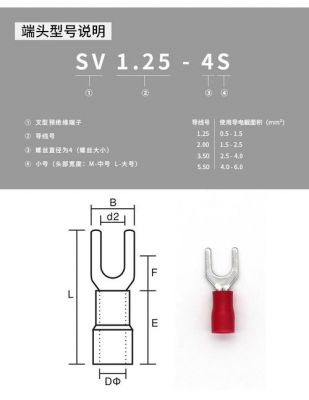 u型端子标准（u型端子头型号和参数选型）-图2