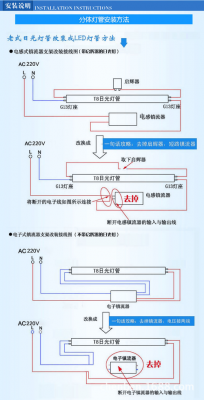 led灯管怎么接（led灯管怎么接线图解）-图1