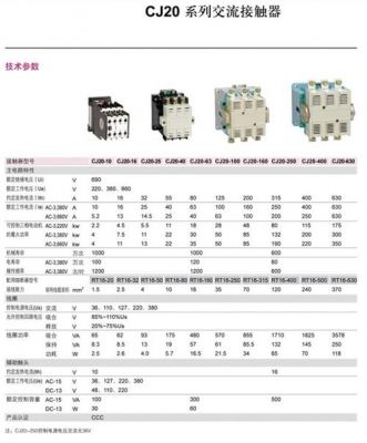 接触器相关标准（接触器的执行标准）