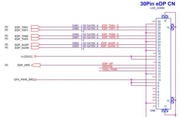 edp排线检验标准（edp接口连接示意图）-图3