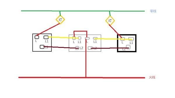 双连双控怎么接线（双连双控接线图是哪个图集）-图2