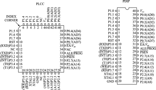 标准MCU51P0端口内部电阻（mcu管脚定义）-图2