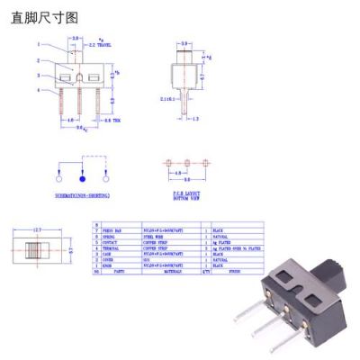 元器件出脚标准（元件脚标准长度）-图1