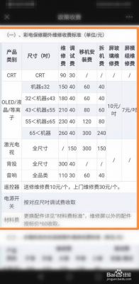 创维电视维修收费标准（创维电视维修费用标准）-图1