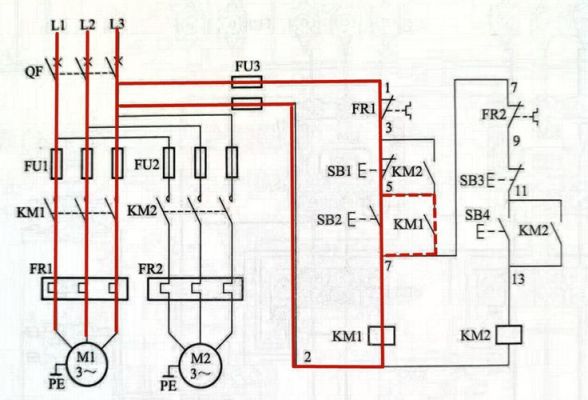 电机标准启动电路图（电机标准启动电路图纸）