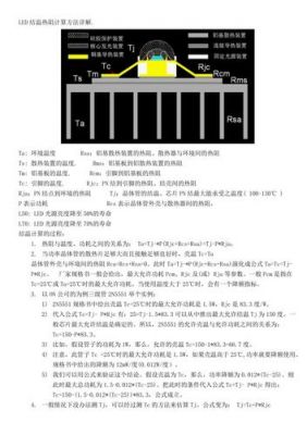 led的热阻怎么算的简单介绍