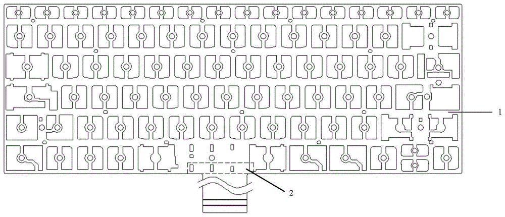 标准键盘内部电路图（标准键盘分布图）-图2