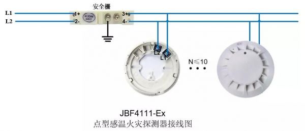 感温怎么接线图（北大青鸟温感接线图）