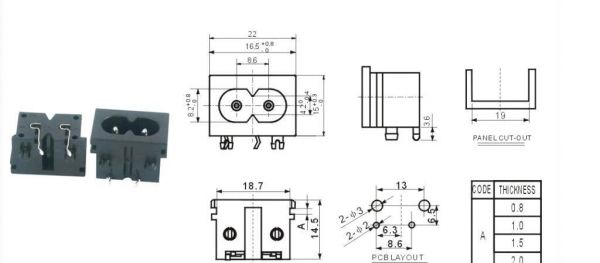 电源插座标准尺寸（电源插座是多少安的）-图1