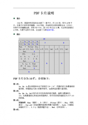 co的标准pdf卡片（标准pdf卡片库）