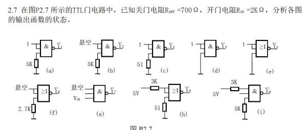 怎么理解ttl门电路（ttl门电路输入端悬空）