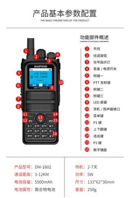 dmr数字对讲机标准（数字对讲机参数）