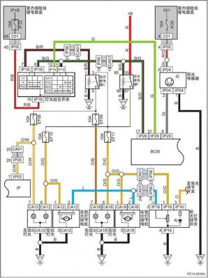 汽车大灯线路怎么控制（汽车大灯线路图和控制视频）-图2