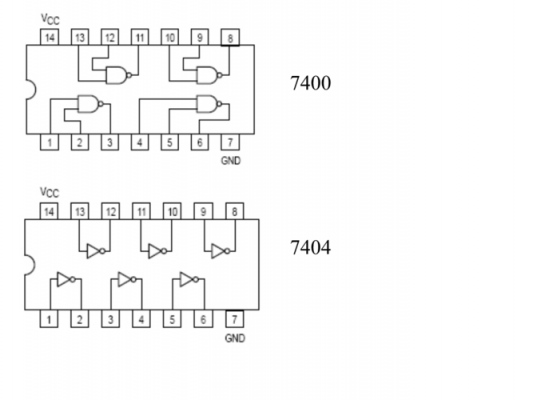 7400芯片怎么接（7400芯片引脚图）-图2
