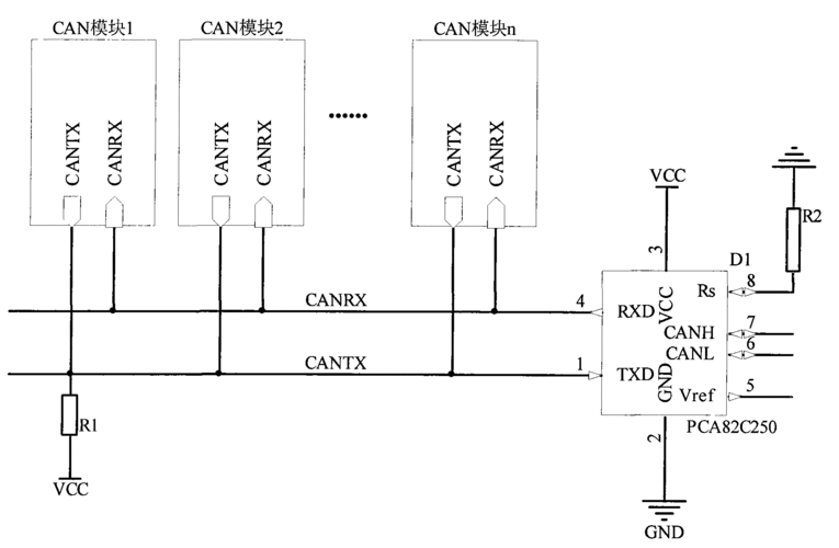 can通讯标准电路（通讯电路的标准电路）-图1