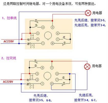 速度继电器怎么接线（速度继电器怎么接线图片）