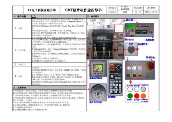 smt后检标准作业指导书（smt烤箱作业指导书）-图2