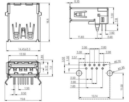 usb座标准（usb20座子定义）-图3