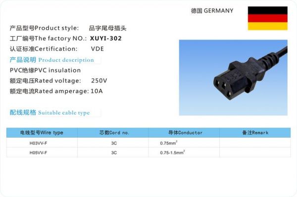 德国电源标准（德国电源线插头图片）-图3