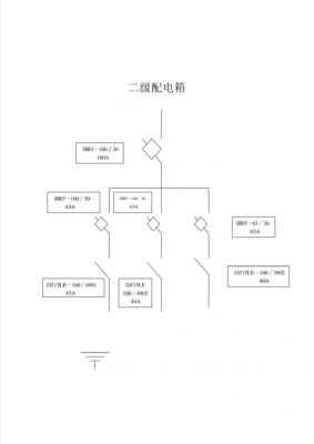 二级配电箱标准线路图（二级配电箱标准线路图纸）-图1