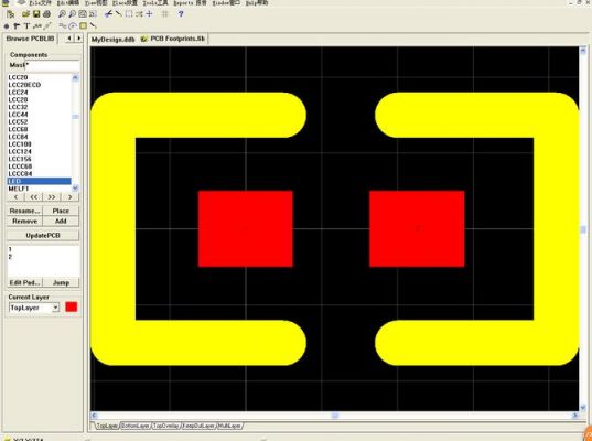 pcb标准封装绘制软件（pcb标准封装库）