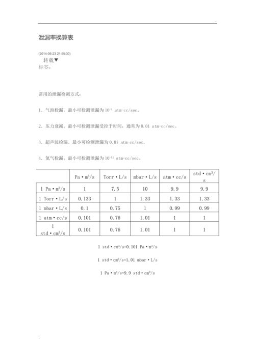 泄漏电流怎么换算（泄漏电流范围）