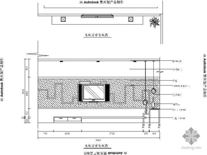 图纸电视机怎么表示（电视机cad图纸怎么画）-图2