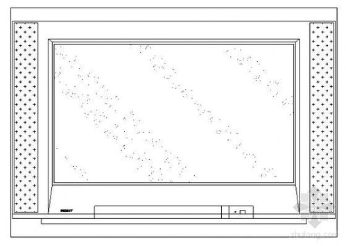 图纸电视机怎么表示（电视机cad图纸怎么画）-图3
