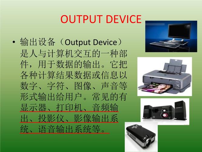 电脑的输出设备有哪些（电脑输出设备是哪些）-图1