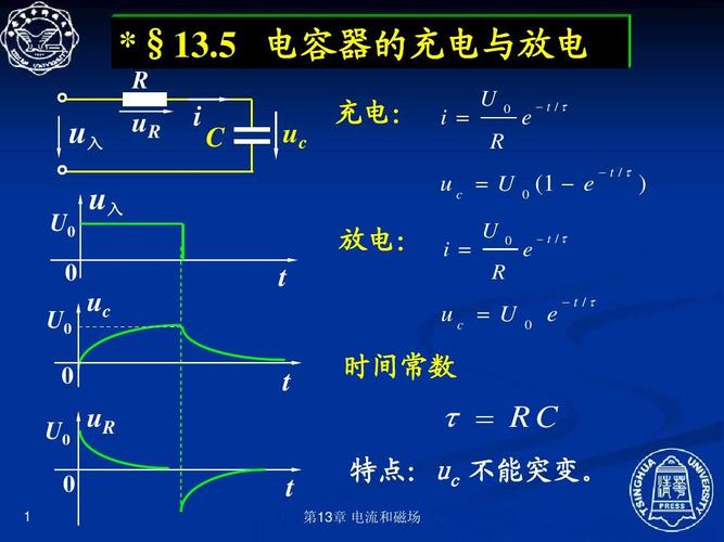 电容器充放电标准（电容器充电放电条件）