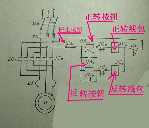 减速电机正反转怎么接（减速电机正反转接线图）-图3