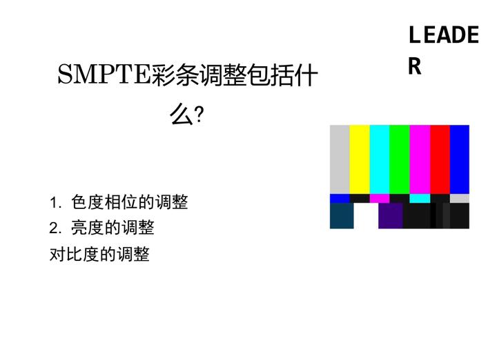 smpte标准彩条的图像（标准彩色标志含义）