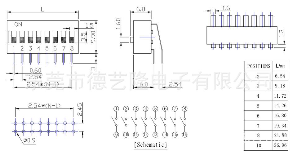 拨码开关怎么拨（拨码开关在什么位置）-图1