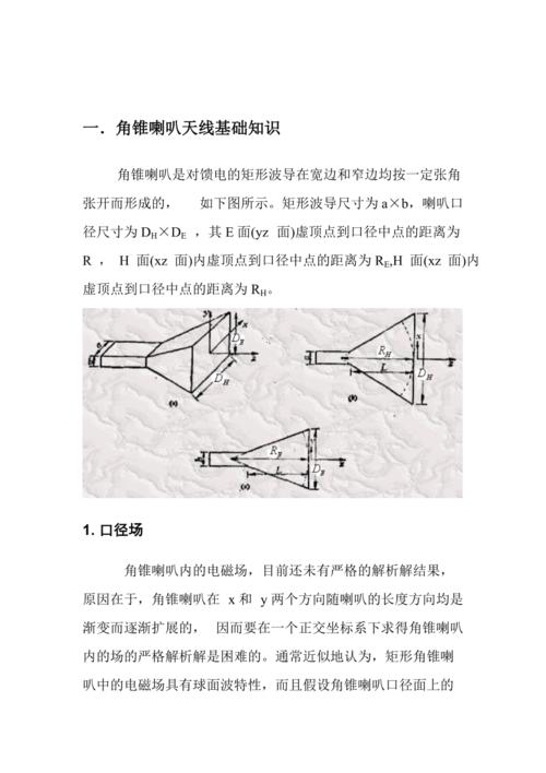 喇叭天线方向图裂开标准（喇叭天线有什么优点）-图1