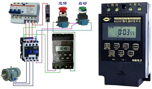 时控开关怎么接220（时控开关怎么接三相交流接触器）-图2