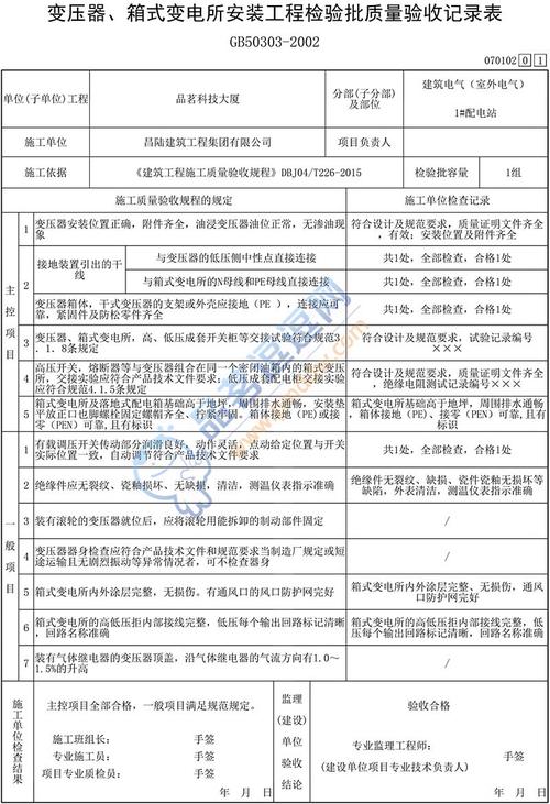 10kv变电所验收标准（10kv变压器验收项目有哪些）-图3