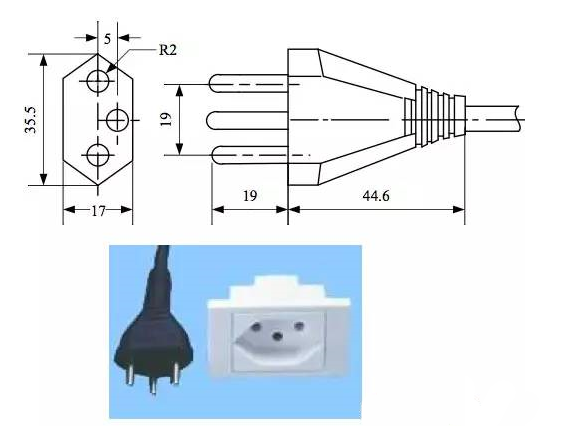 欧标插头标准（欧标插头标准图纸）