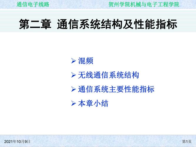 通信系统的质量标准（通信系统的基本指标）-图3