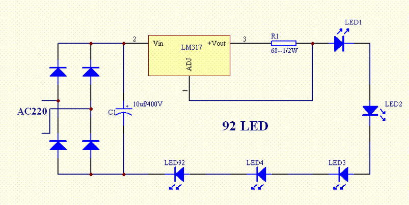 led怎么制作恒流（自制led灯恒流电路视频教程）