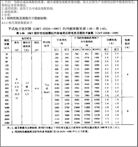 变压器变比测试标准（变压器变比测试标准规范）