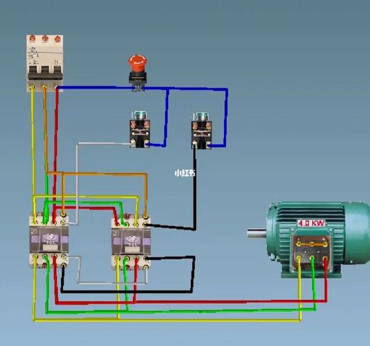 电机的怎么接线（电机怎么接线是反转）-图1