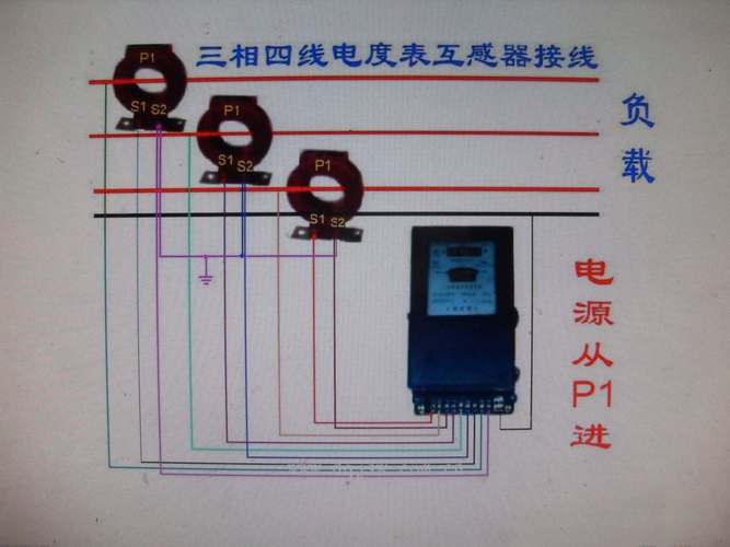 三相电压表怎么接（三相电表电压线怎么接线）-图2