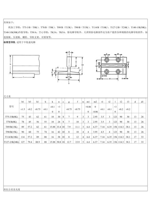 mc标准导轨（导轨标注基本尺寸）-图3