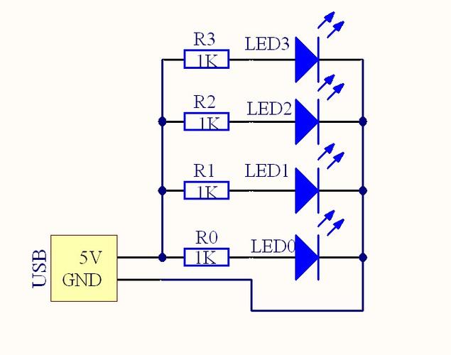 led标准连接（led电路连接）