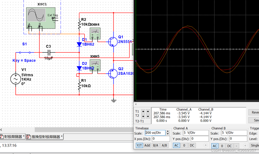 模拟电压标准信号源（对模拟电压信号mt=cos16000∏t）-图1